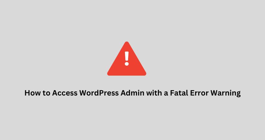 fatal error